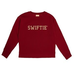 Official Taylor Swift Red Merch Swiftie Crewneck Sweatshirt